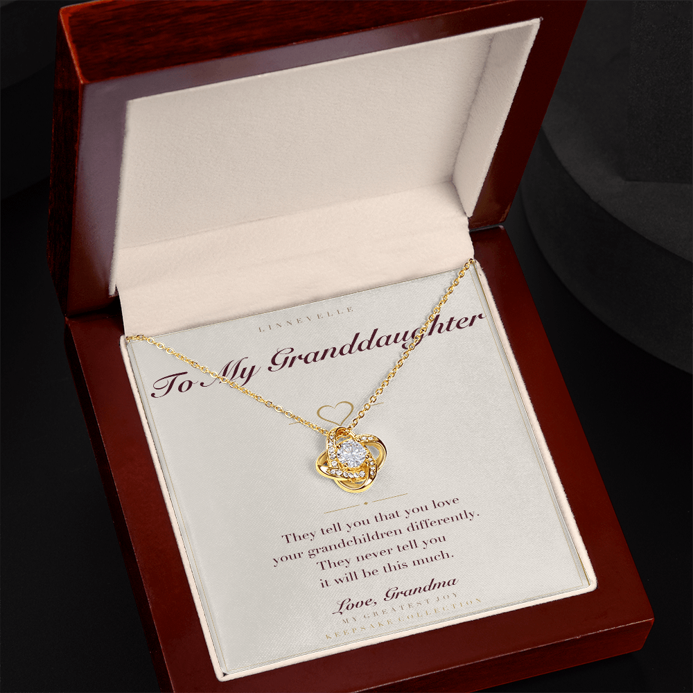 Luxury box, angled view — yellow gold