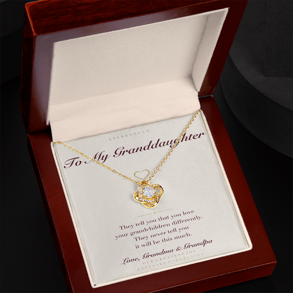 Luxury box, angled view — yellow gold